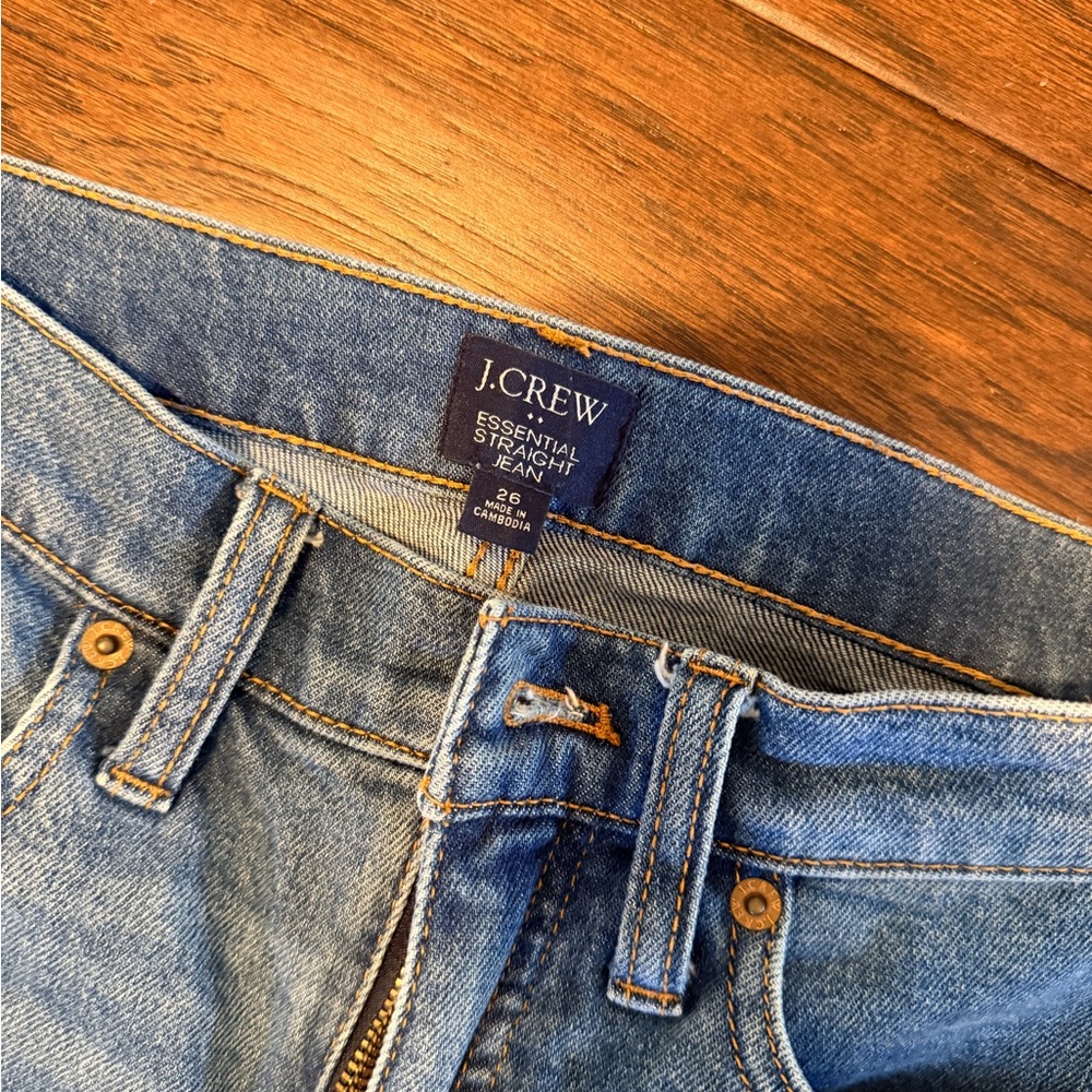 J. Crew Women's Classic Straight Leg Denim